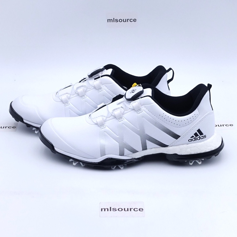 NEW adidas Adipower Boost BOA Waterproof Golf Shoe F33648 White/Black